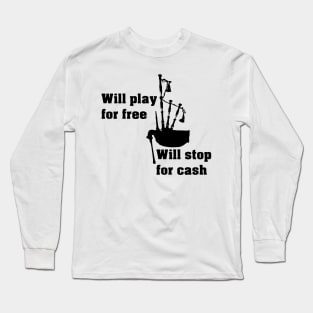 Bagpipe player Long Sleeve T-Shirt